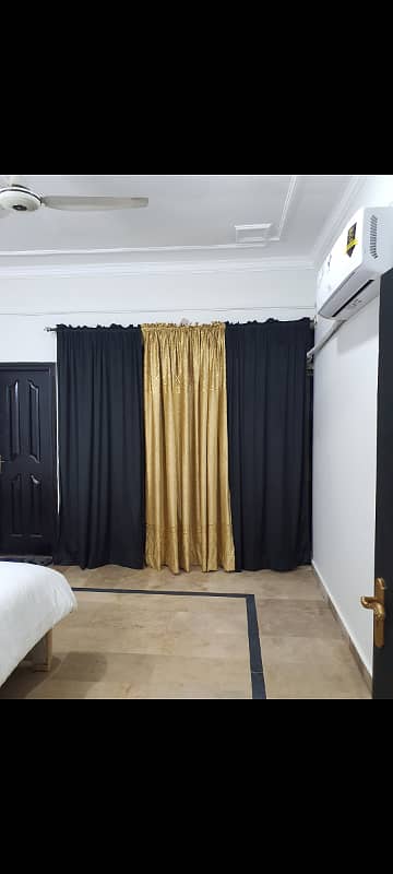 Per day One bed fully furnished apartment available for rent in E11 Islamabad 1