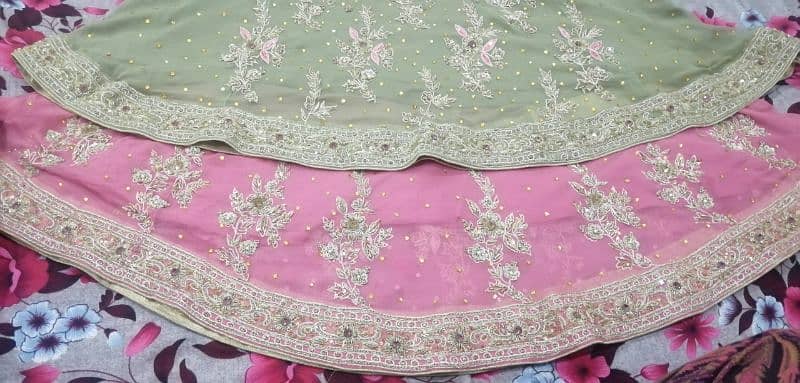 selling froq with langha and full work embroidery dupata 10