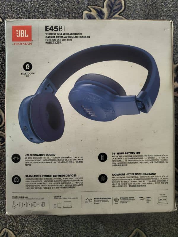 JBL E45BT / Headphones / Headset / JBL / Audio Device / Music Device. 6