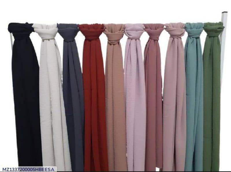 5pcs chiffon plain stoler 2