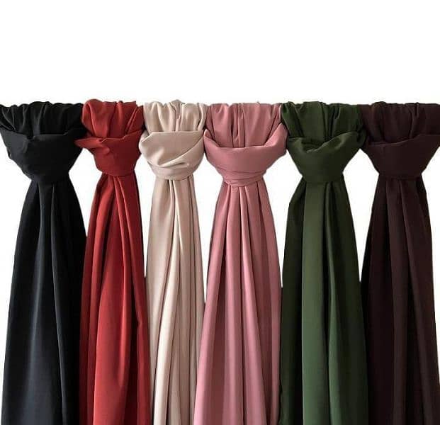 5pcs chiffon plain stoler 4