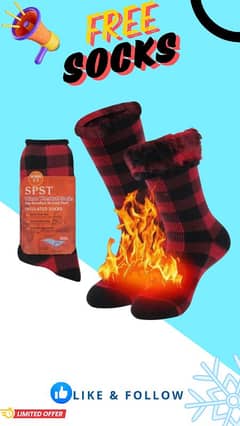 Wool Socks for Men & Women - Size 6-11 US