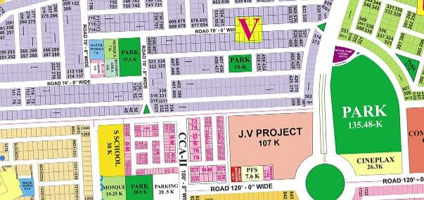 2 Sided Corner at 150"ft Road Facing Park Possession Plot for Sale 0