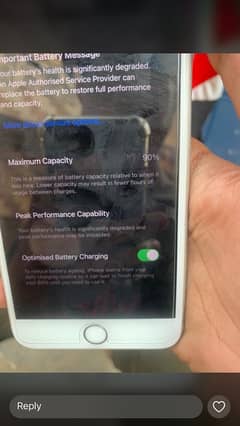 iPhone 7 Plus pta approval 128 gb battery health 90 urgent for sale