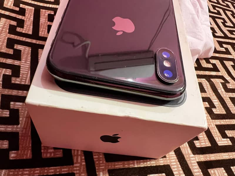 iPhone X 256 GB PTA with box 7