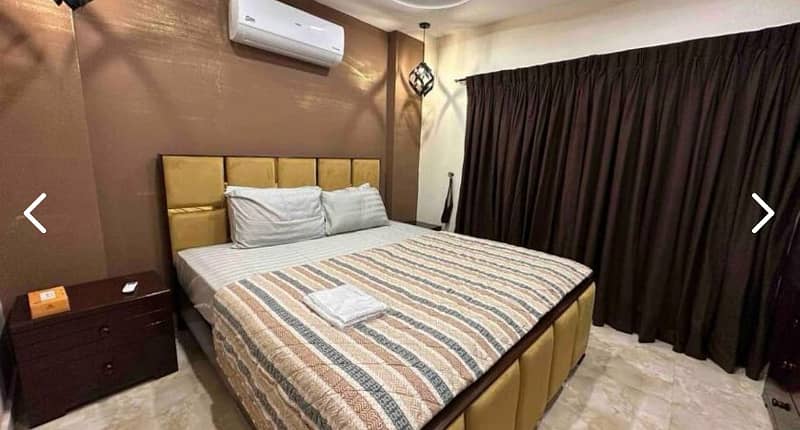 Two beds luxury apartment for rent on daily basis in bahria lahoe 3