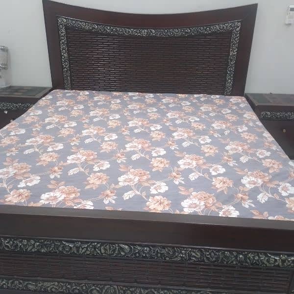 double bed with side tables and dressing 5