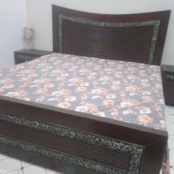 double bed with side tables and dressing 6