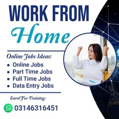 Online Part time/full time/home job/Assignments/Typing/Data entry/Ads