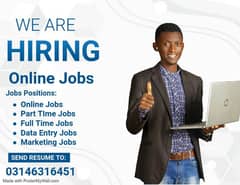 Online Part time/full time/home job/Assignments/Typing/Data entry/Ads