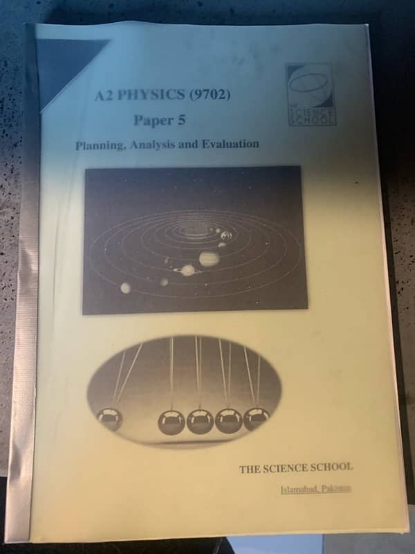 A2 physcis workbooks 7