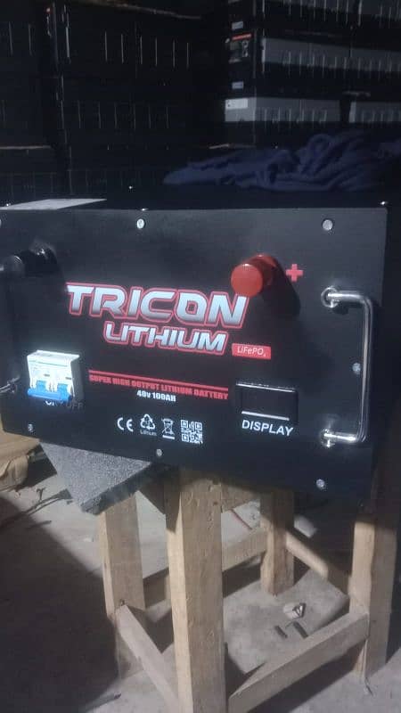 TRICON LITHIUM BATTERY 48V-100ah/150AH/300Ah AVAILABLE 3