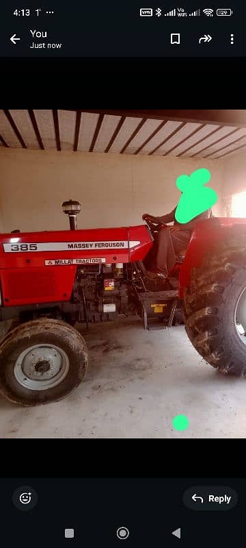 tractor 385 bumper to bumper januan like new 0