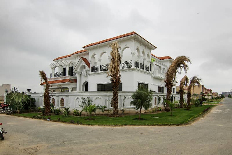 1 Kanal Luxury Spanish design Slightly Used House For Sale In DHA Phase 5 Lahore. Prime Location near to park / jalal sons 1