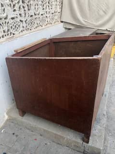 wooden storage box