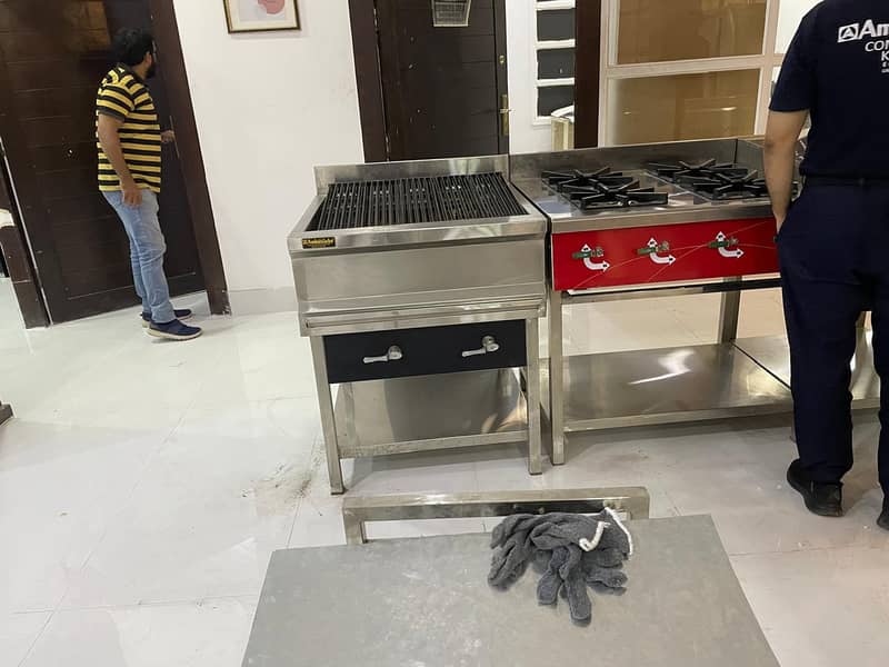 shawarma counter / Hot plate / grill counter / bbq counter for sale 0