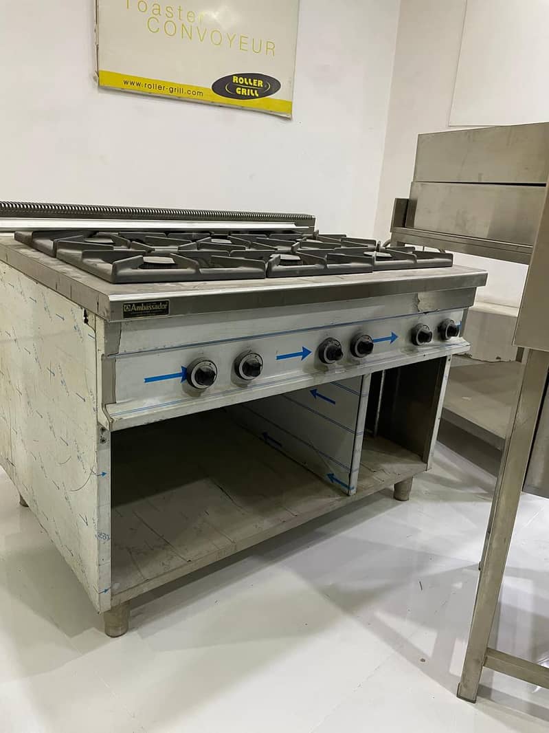 shawarma counter / Hot plate / grill counter / bbq counter for sale 3