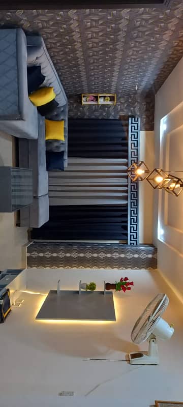 Par Day short time One BeD Room apartment Available for rent in Bahria town phase 4 and 6 empire Heights 2 Family apartment 0