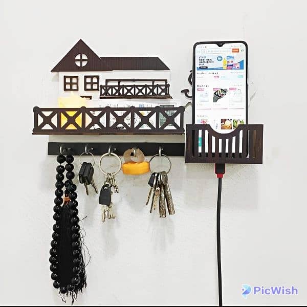 Sweet home keys and mobile holder 2