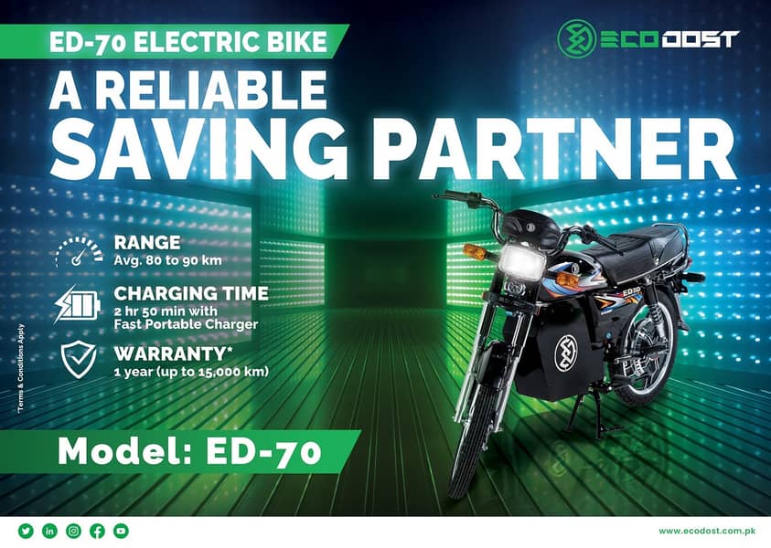 Eco Dost ED 70 2025 | Eco Dost E Bike | Eco Dost Bike For Sale 2