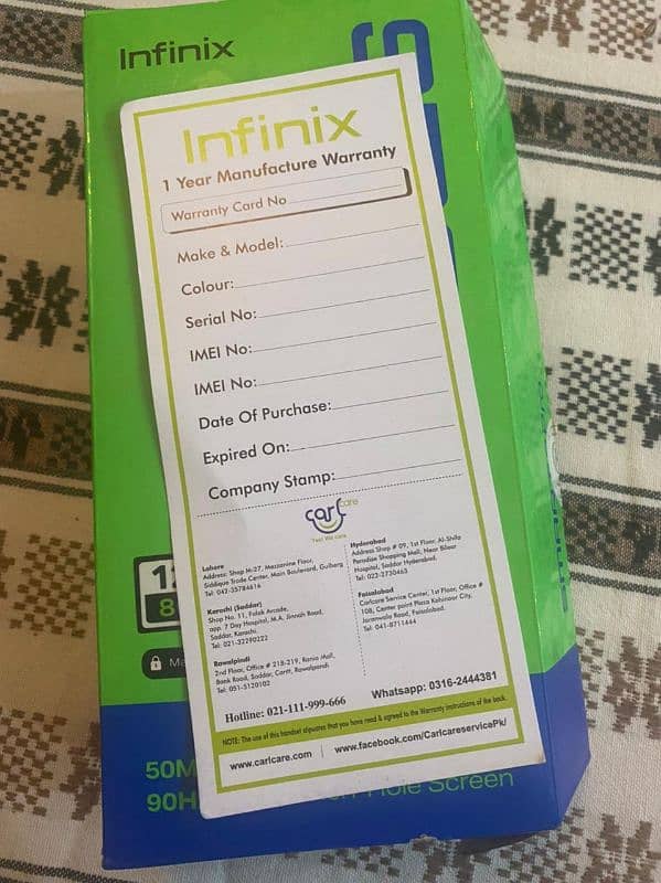 Infinix Smart 8 pro 7