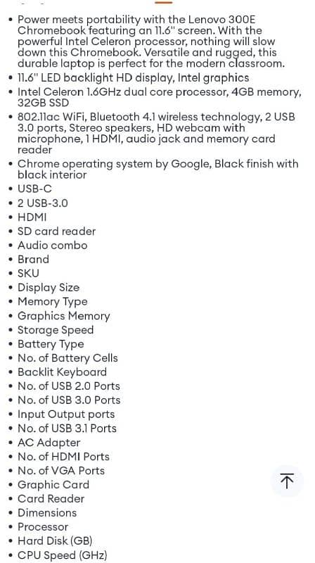 Lenovo Chromebook 300e 4