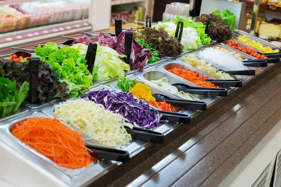 Ambassador Salad Bar Counter 1