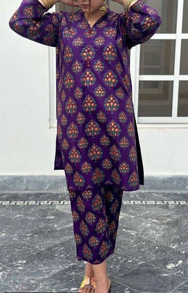 Women's Suit | Stitched Suit | Linen Suit | premium Printed Suit | 2