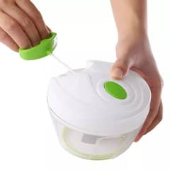 Manual vegetable chopper . food cutter