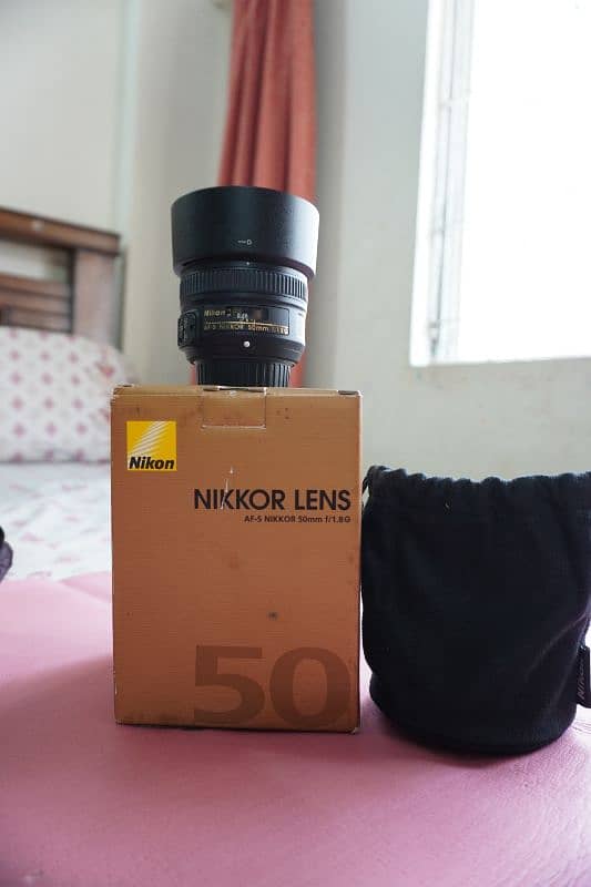 Nikon AF-S NIKKOR 50mm f/1.8G Lens 0