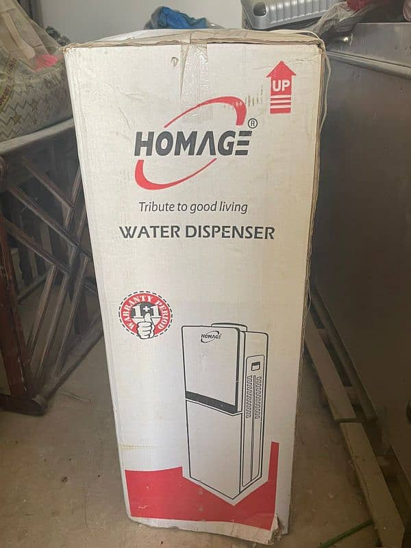 Homage water dispenser for sale 1