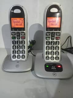 British Telecom Twin cordless phone UK Brand free delivery