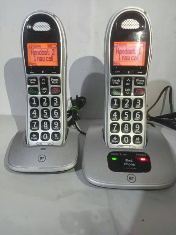 British Telecom Twin cordless phone UK Brand free delivery 0