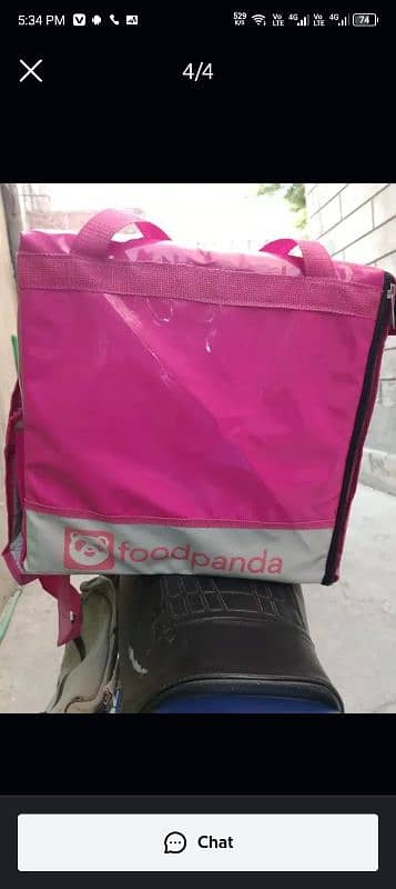 Foodpanda bag 1