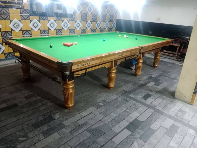 star snooker table 6/ 12 1