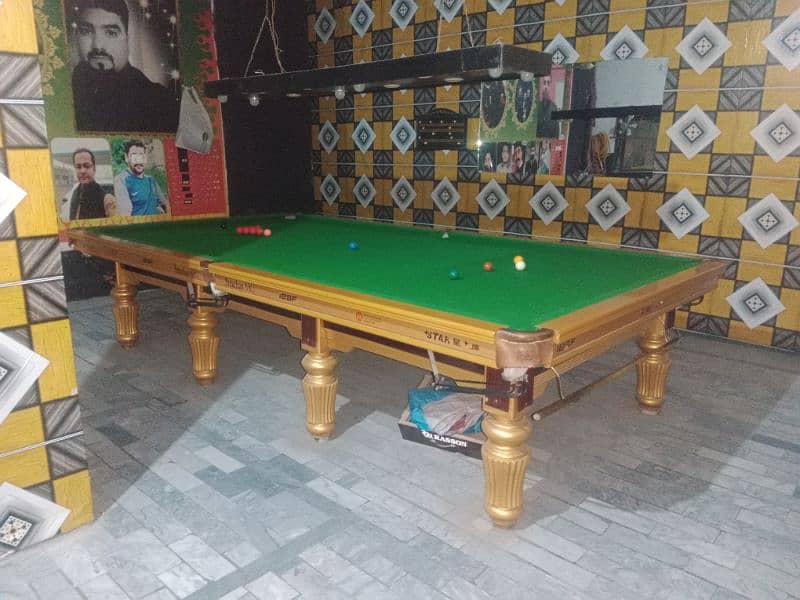 star snooker table 6/ 12 2