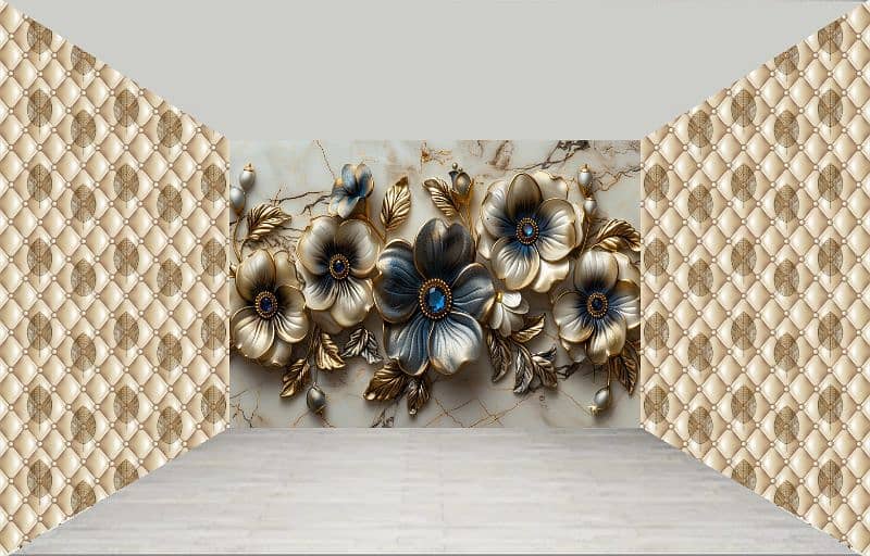 3D wallpaper interior deco 11