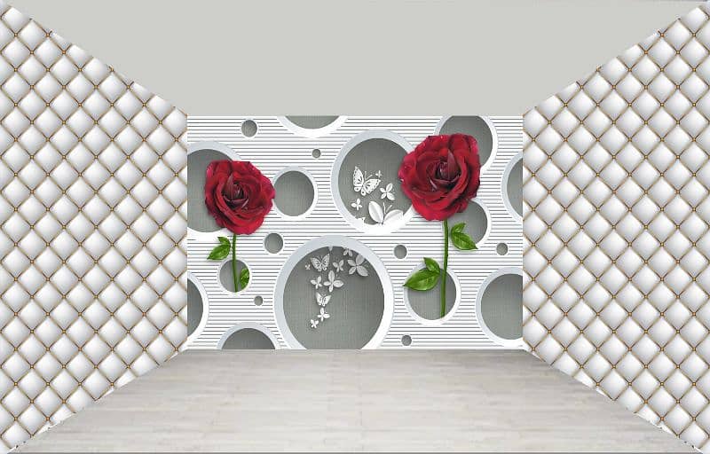 3D wallpaper interior deco 17