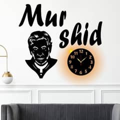 Wall clock with lights available home delivery or b design ha