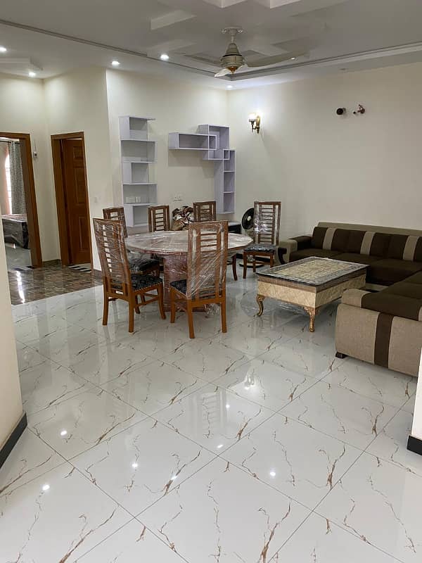 Ten Marla Furnished Upper Portion Lower Locked in Bahria town 1