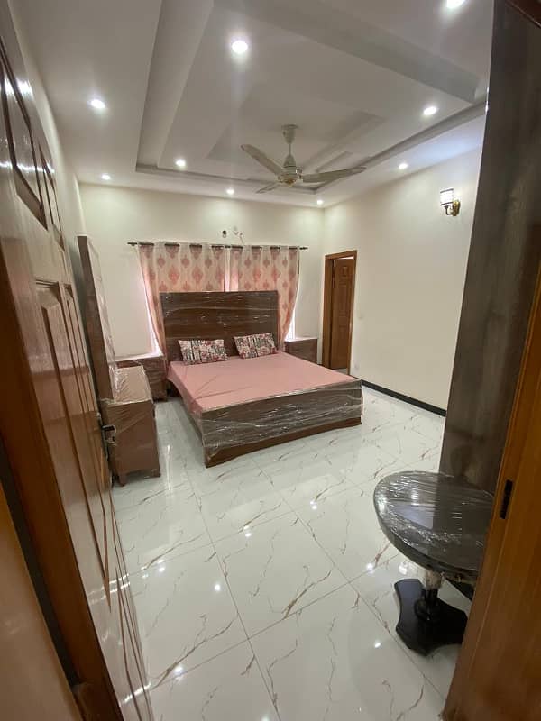 Ten Marla Furnished Upper Portion Lower Locked in Bahria town 10