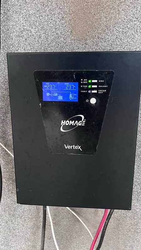 Homage UPS & Inverter Combo with Batteries 1