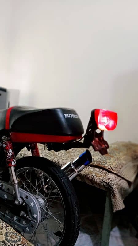 honda 7t bike exshust 1