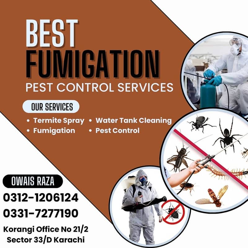 Pest Control services Termite spray General fumigation Demak Control 2