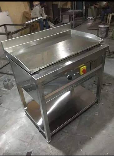 shawarma counter / Hot plate / grill counter / bbq counter for sale 3