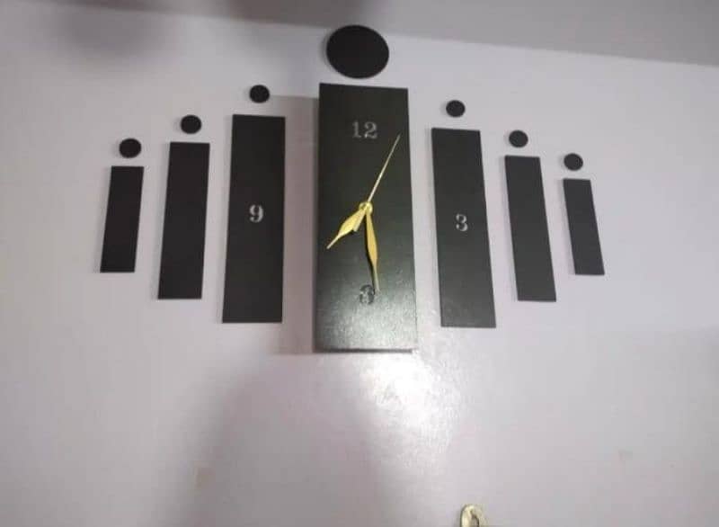 3d slot wooden wall clock last 100 pcs available 1