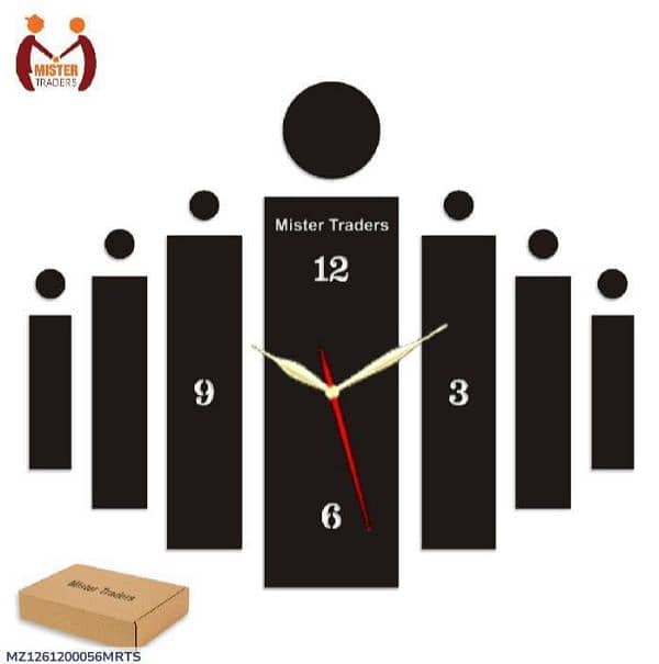 3d slot wooden wall clock last 100 pcs available 3