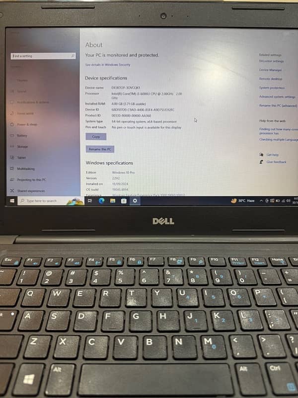 Dell latitude 6TH Generation Core I3 6