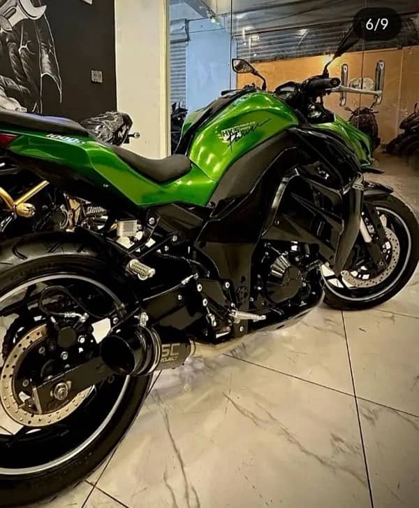 Kawasaki Z1000 replica 400cc Dual cylinder heavy bike 6