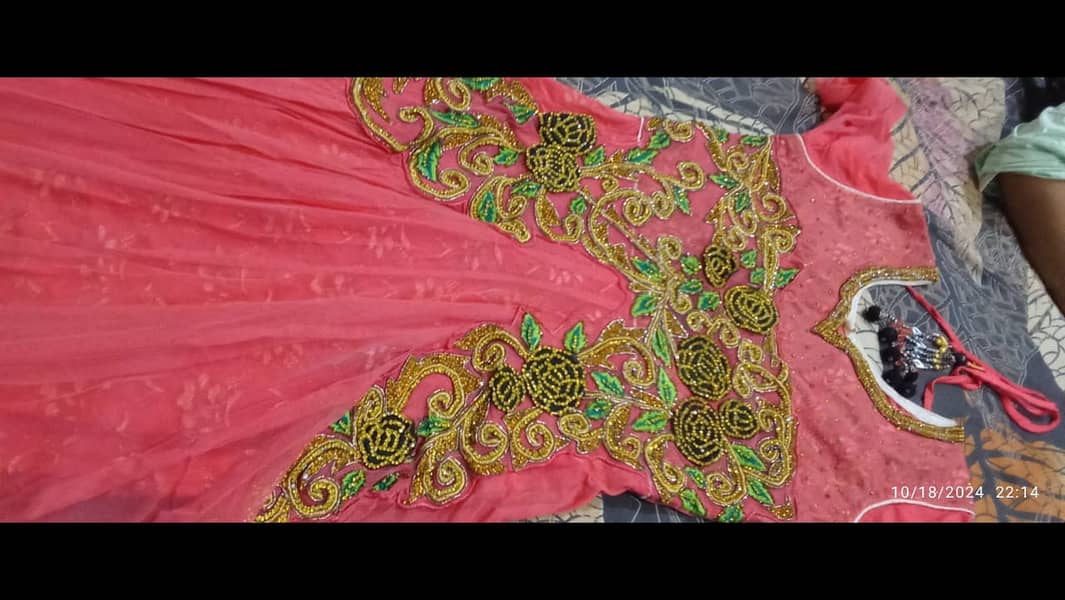 Like New Branded Cloths Shadi Wear  One Time Used High Quality Net 10